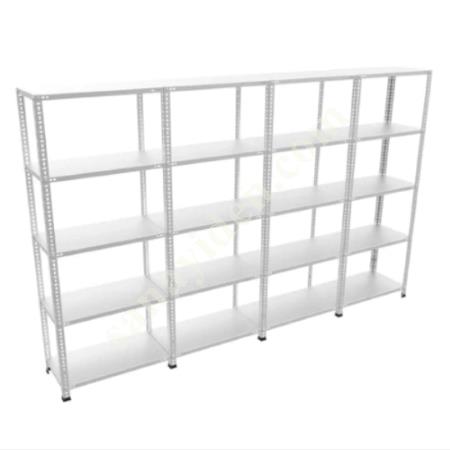 QUALITY IN STORAGE SOLUTION: GALVANISED ADJACENT STEEL RACK, Warehouse / Shelving Systems