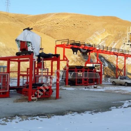 OTOMATİK BETON KİLİTLİ PARKE TAŞI BETON BORDÜR TAŞI BİMS BLOK BRİKET MAKİNASI, Makina