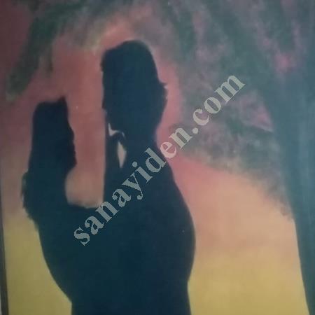 OİL PAİNTİNG FOR SALE, TİTLED "LOVE," ONE OF ELİF UĞUR'S LATEST PAİNTİNGS., Diğer