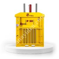 PİTON DİKEY BALYA PRESİ P50 450 KG KAĞIT KARTON NAYLON, Balya Pres Makinesi