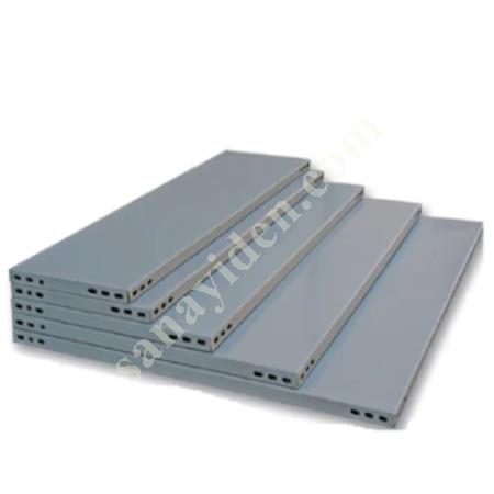 3-PIECE ADJACENT GALVANISED STEEL SHELF 5 LAYERS, Warehouse / Shelving Systems