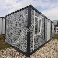 CMZPREFABRİK 1.SINIF KALİTE TAŞ DESENLİ YAŞAM KONTEYNERI, Prefabrik Ev Modelleri, Konteyner Ev Fiyatları