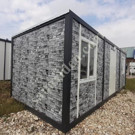 CMZPREFABRİK 1.SINIF KALİTE TAŞ DESENLİ YAŞAM KONTEYNERI, Prefabrik Ev Modelleri, Konteyner Ev Fiyatları