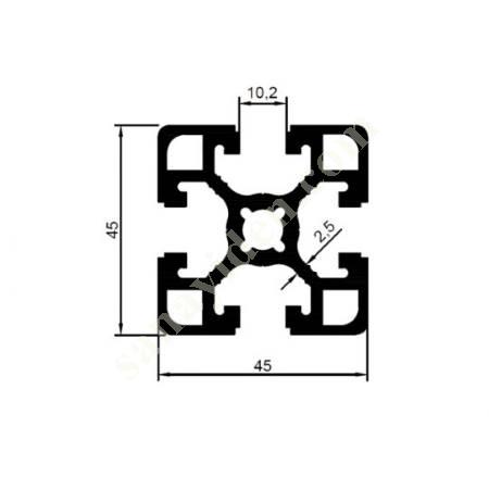 25-5535 / 45X45 AGIR SİGMA ÜRÜNLER | SİGMA PROFİLLERİ, Alüminyum