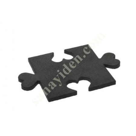 KAUÇUK ZEMİN KAPLAMA MALZEMESİ 40X40 PUZZLE, Kauçuk