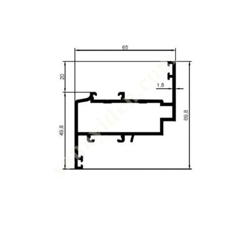 PENCERE KANAT ÜRÜNLER | SİSTEM SERİSİ, Alüminyum