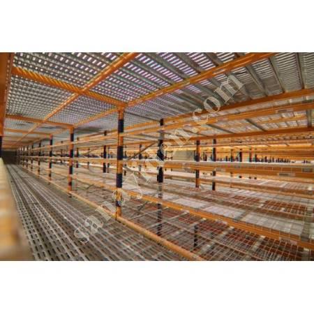 İKİNCİ EL RAF MERDİVENLİ RAF KATLLI RAF MEZANİN RAF, Depo Ve Raf Sistemleri