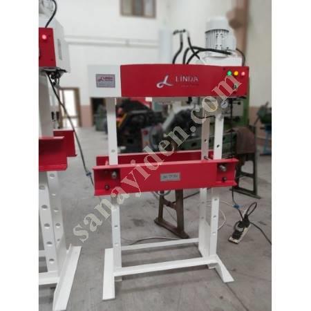 MOTORIZED HYDRAULIC WORKSHOP PRESS, LNDA MACHINE, Workshop Type Press