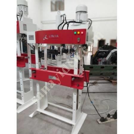 MOTORIZED HYDRAULIC WORKSHOP PRESS, LNDA MACHINE, Workshop Type Press