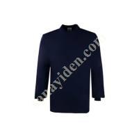 0 COLLAR LONG SLEEVE T-SHIRT 1012-002.SUP30/1KRDLN,