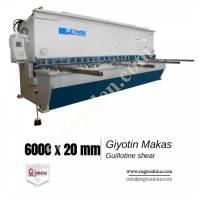 6000 X 20MM GUILLOTINE SHEAR - GUILLOTINE SHEAR,