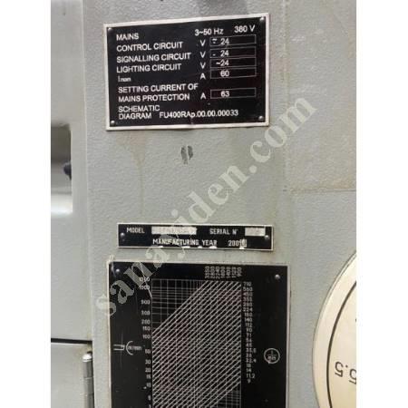 DİKEY KONSOL FREZE MAKİNESİ DRO FU400MRAPUGNC, Cnc Freze Tezgahları