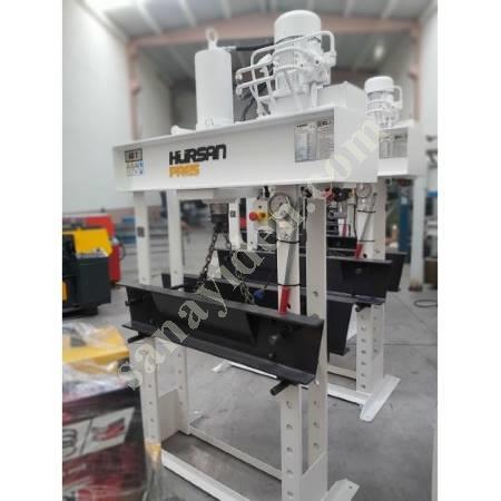 60 TON GEZER KAFA KOLLU MOTORLU HİDROLİK ATÖLYE PRESİ, Atölye Tipi Pres
