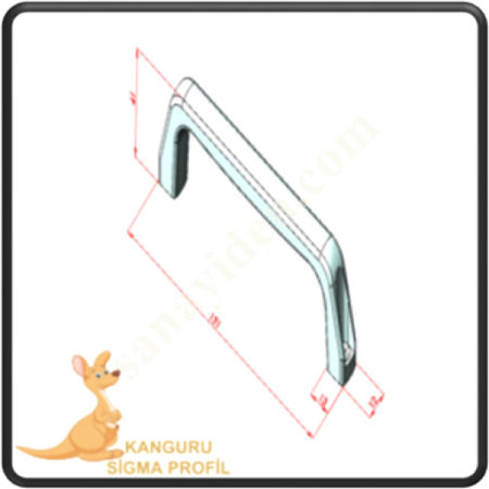 PLASTIC HANDLE THIN TYPE, Profile Fasteners