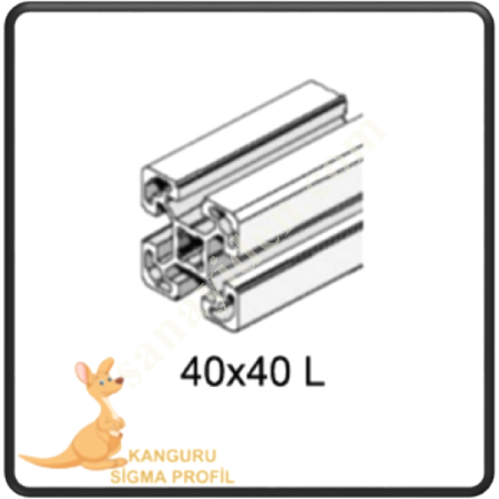 40X40 LIGHT SIGMA PROFILE K10, Profile- Sheet-Casting
