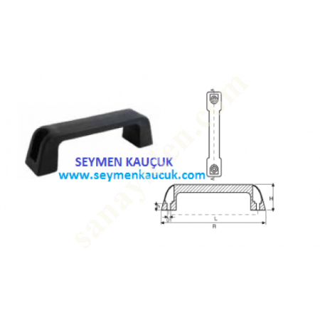 DAYANIKLI OVAL PLASTİK PROFİL BORU KULP, Plastik