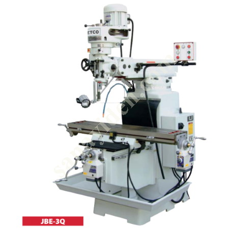 VERİMLİ METAL İŞLEME İÇİN JETCO JBE-3Q FREZE MAKİNESİ, Kalıpçı Freze