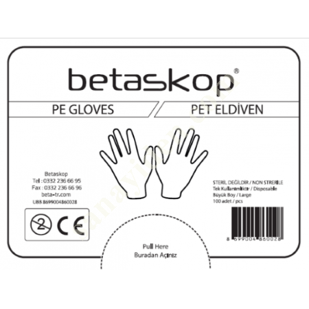 ŞEFFAF (POŞET) ELDİVEN AMBALAJ SANAYİ BETAKON LTD., İş Eldivenleri