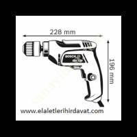 BOSCH GBM 6 RE DARBESİZ 350W 10MM MATKAP+VİDALAMA, Elektrikli Vidalama-Hilti